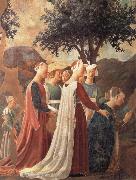 Die Konigin von Saba betet das Kreuzesholz and Ausschnitt Piero della Francesca